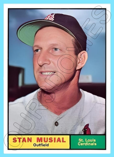 Stan Musial 1961 Topps Reproduction Card - 4271