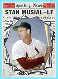 Stan Musial 1961 Topps AS Custom Card - 4273