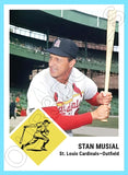 Stan Musial 1963 Fleer Custom Card - 4334