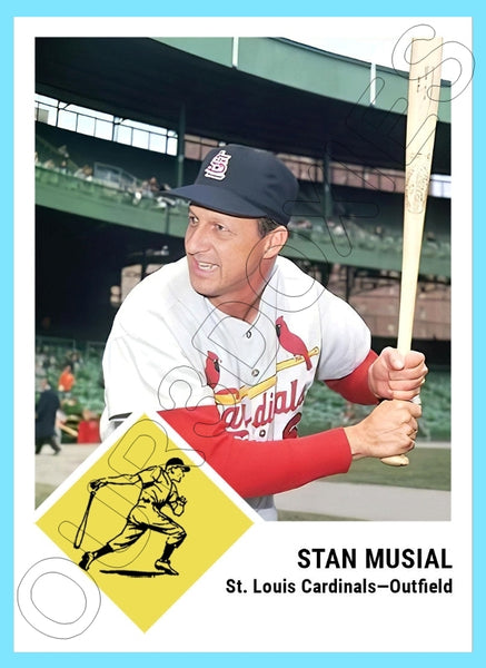 Stan Musial 1963 Fleer Custom Card - 4334