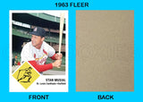 Stan Musial 1963 Fleer Custom Card - 4334