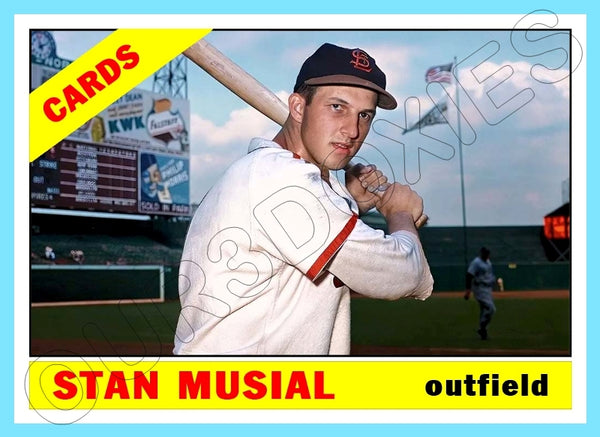 Stan Musial 1966 Topps Custom Card - 4455