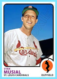 Stan Musial 1973 Topps Custom Card - 4784