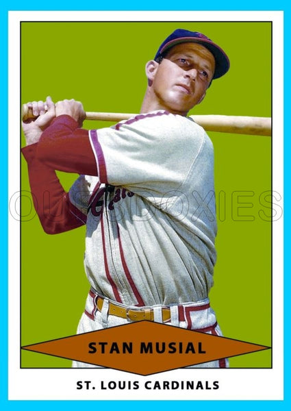 Stan Musial 1954 Red Heart Custom Card - 4053