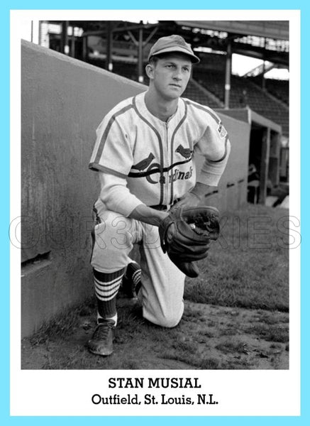 Stan Musial 1947 Tip Top Bread Custom Card - 3837