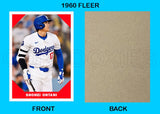 Shohei Ohtani 1960 Fleer Custom Card - 4207