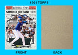 Shohei Ohtani 1961 Topps AS Custom Card - 4272