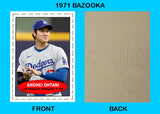 Shohei Ohtani 1971 Bazooka Custom Card - 4675