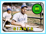 Mel Ott 1969 Topps Custom Card - 4539
