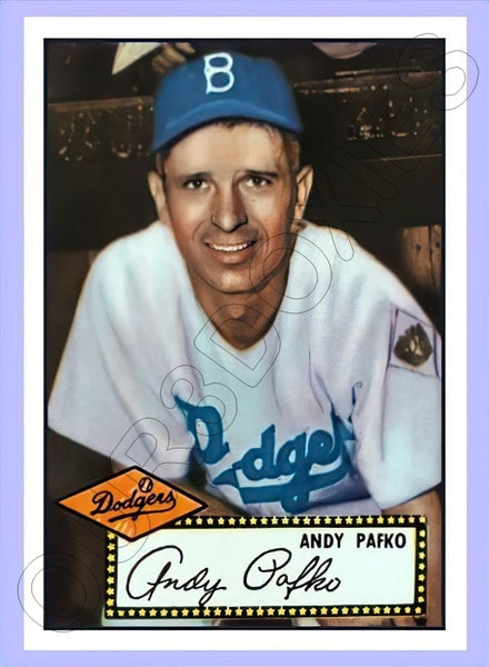 Andy Pafko 1952 Topps Reproduction Card - 4033