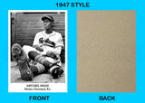 Satchel Paige 1947 Tip Top Bread Custom Card - 3838