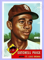Satchel Paige 1953 Topps Reproduction Card - 4044