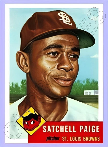 Satchel Paige 1953 Topps Reproduction Card - 4044