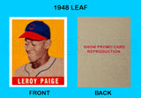 Satchel Paige 1948 Leaf Reproduction Card - 3870