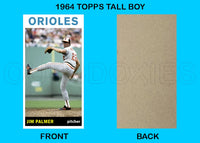 Jim Palmer 1964 Topps Tall Boy Custom Card - 4944