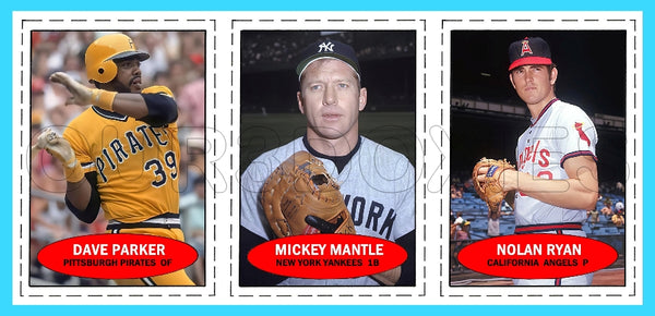Mantle Ryan Parker 1971 Bazooka Panel #2 Custom Card - 4718