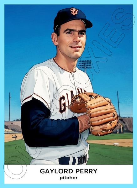 Gaylord Perry 1961 Golden Press Custom Card - 4237