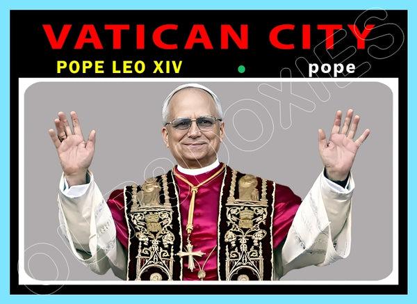 Pope Leo XIV 1971 Topps Custom Card - 4610