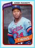 Kirby Puckett 1980 Topps Custom Card - 4931
