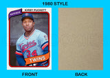 Kirby Puckett 1980 Topps Custom Card - 4931