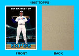 Tim Raines 1967 Topps Custom Card - 4485