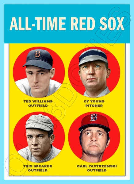 Williams Young All Time Red Sox 1963 Topps Custom Card - 4356