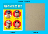Williams Young All Time Red Sox 1963 Topps Custom Card - 4356