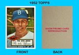 Pee Wee Reese 1952 Topps Reproduction Card - 4034