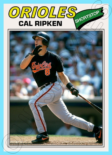Cal Ripken Jr. 1977 Topps Custom Card - 4884