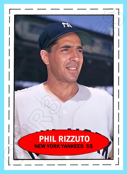 Phil Rizzuto 1971 Bazooka Custom Card - 4678