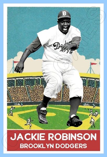 Jackie Robinson 1933 DeLong Custom Card - 4628