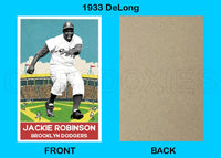 Jackie Robinson 1933 DeLong Custom Card - 4628