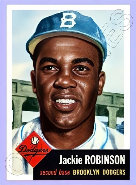 Jackie Robinson 1953 Topps Reproduction Card - 4046