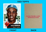 Jackie Robinson 1953 Topps Reproduction Card - 4046
