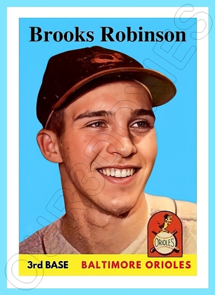 Brooks Robinson 1958 Topps Custom Card - 4142