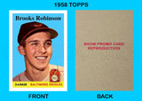 Brooks Robinson 1958 Topps Custom Card - 4142
