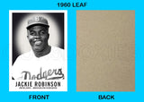 Jackie Robinson 1960 Leaf Custom Card - 4432