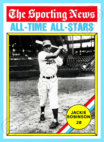Jackie Robinson 1976 Topps AS Custom Card - 4871