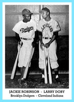 Jackie Robinson Larry Doby 1947 Tip Top Bread Custom Card - 3842