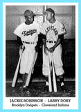Jackie Robinson Larry Doby 1947 Tip Top Bread Custom Card - 3842