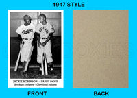 Jackie Robinson Larry Doby 1947 Tip Top Bread Custom Card - 3842