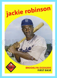 Jackie Robinson 1959 Topps Custom Card - 4175