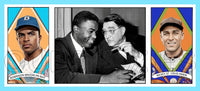 Jackie Robinson Branch Rickey 1912 Hassan Triple Folder Custom Card - 3644