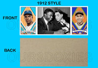 Jackie Robinson Branch Rickey 1912 Hassan Triple Folder Custom Card - 3644