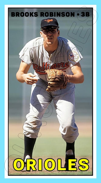 Brooks Robinson 1967 Topps Tall Boy Custom Card - 4950