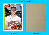 Brooks Robinson 1980 Topps Custom Card - 4933