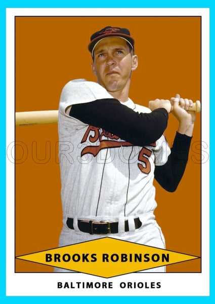 Brooks Robinson 1954 Red Heart Custom Card - 4056