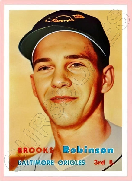 Brooks Robinson 1957 Topps Reproduction Card - 4100