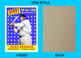 Jackie Robinson 1958 Topps AS Custom Card - 4141