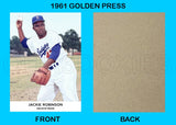 Jackie Robinson 1961 Golden Press Custom Card - 4238